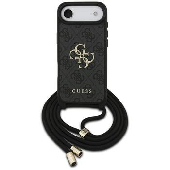 Guess 4G Big Logo Cord Stap Crossbody Aizmugurējais Apvalks priekš Apple iPhone Air (GUHCP17MP4GMGCRK)