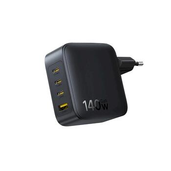 Baseus EnerFill FH11 GaN Fast Desktop Charger Сетевое зарядное устройство 140W / космический чёрный (E0121J00)