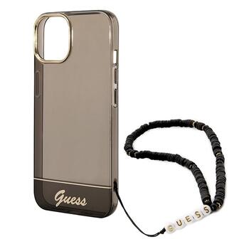 Guess GUHCP14MHGCOHK Hardcase Translucent Pearl Strap Защитный чехол для iPhone 14 Plus / 15 Plus 6.7