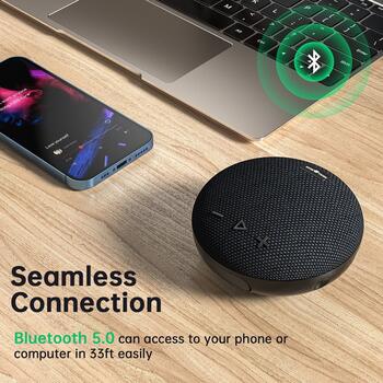 Wise Tiger C200 Bluetooth bezvadu skaļrunis 5W / IPX7 / TWS / 800mAh (WT-C200BK)