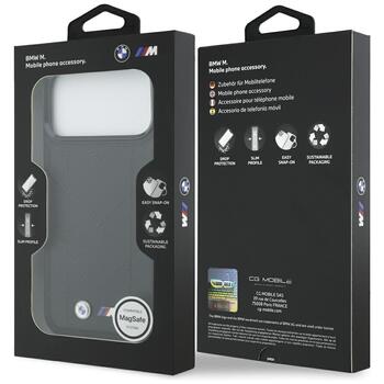 BMW M Quilted Logo MagSafe Case Защитный Чехол для Apple iPhone 17 Pro Max (BMHMP17X25PSECHK)