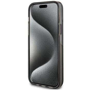 Guess GUHCP15MLFCSEGK Liquid Glitter Gold Stripes Aizsargapvalks priekš iPhone 15 Plus/14 Plus 6.7