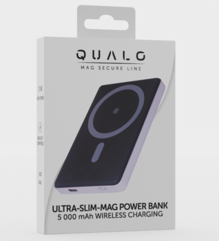 Qualo QMPB5-US-15-09 MagSafe Беспроводной Повер Банк 5.000mAh / 15W (QMPB5-US-15-09)