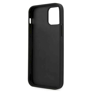 Guess GUHCP12L4GDGR Hardcase 4G Stripe Aizsargapvalks priekš iPhone 12 Pro Max 6,7
