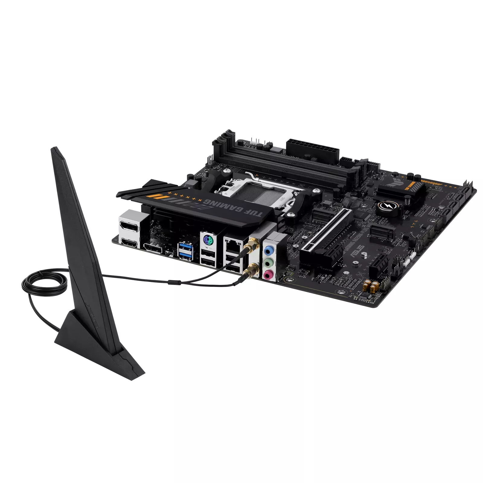 Asus TUF Gaming A620M-PLUS WIFI Материнская плата AMD A620 / Socket AM5 / Micro-ATX / Wi-Fi (90MB1F00-M0EAY0)