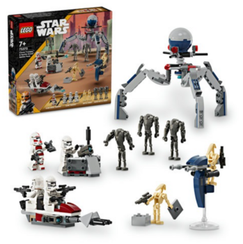 LEGO 75372 Clone Trooper & Battle Droid Battle Pa Konstruktors (75372)