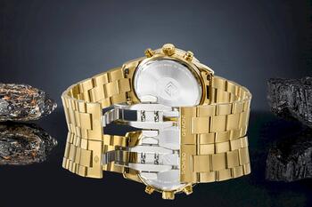 Giewont Chronograph Sapphire Vīriešu pulkstenis GW4580-B4 / zelta/melns (GW4580-B4)