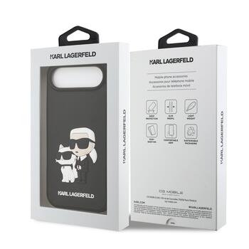 Karl Lagerfeld 3D Rubber Karl and Choupette Case Aizsargapvalks priekš Apple iPhone 17 Air (KLHCP17M3DRKCNK)