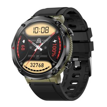 Smartwatch Gravity GT21-7 Смарт-часы с силиконовым ремешком / чёрный (GT21-7)