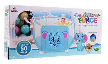 RoGer Elephant Детский Игровой Манеж С Мячиками 50шт (5903864947564)