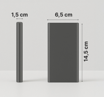 Qualo QPB10-LD-23-18 Повер банк 10000 mAh / LED / 23W (QPB10-LD-23-18)