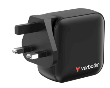 Verbatim Universal Mini GaN Wall Charger Зарядное устройство 100W 4-Port / 1x USB-A / 3x USB-C / UK+EU (32231)