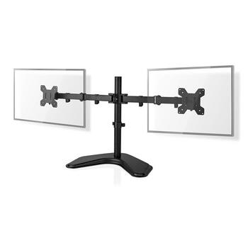 Nedis MMDOSD110BK Galda monitora stiprinājums 2 ekrāniem 15–32