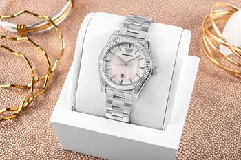 Emporio Armani AR11689 Sieviešu Pulkstenis 32mm Silver Dial Stainless Steel Bracelet (4064092357776)