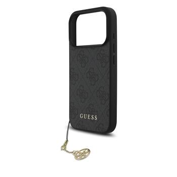 Guess 4G Charm Case Чехол для Apple iPhone 17 Pro (GUHMP17LGF4GCK)