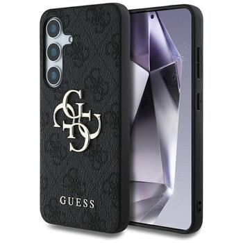 Guess HC 4G PU Big Logo Case Aizsargapvalks priekš Samsung Galaxy S25 (GUHCS25S4GMGGR)