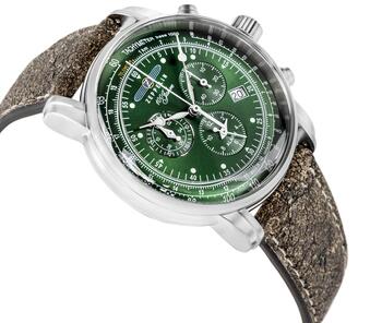 ZEPPELIN 100 Jahre Chronograph Vīriešu pulkstenis 8680-4 / sudraba (8680-4)