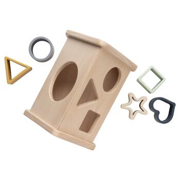 Baby's Only Puzzle Box BO-860.863.800.50 Koka formu šķirošanas rotaļlieta (BO-860.863.800.50)