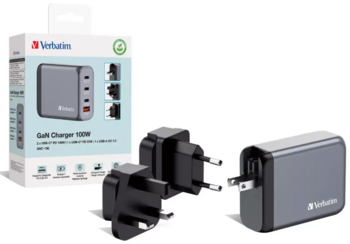 Verbatim GNC-100 100W GaN Сетевой Зарядник (32202V)