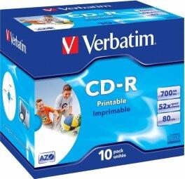 Verbatim CD-R AZO Матрицы 700MB 52x 10 шт. (43325V)