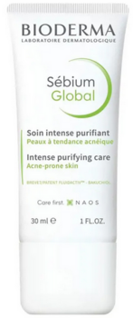 Bioderma Sébium Global Intense Attīrošs krēms 30 ml (3401360147508)