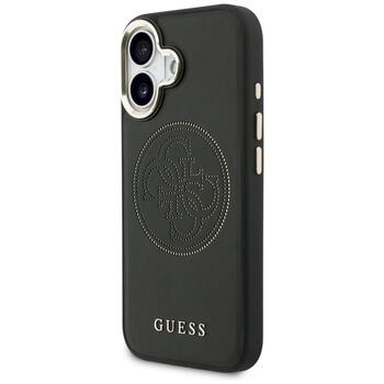 Guess Perforated 4G MagSafe Case Aizsargapvalks priekš iPhone 17 / melns (GUHMP17S5PG4SRGK)