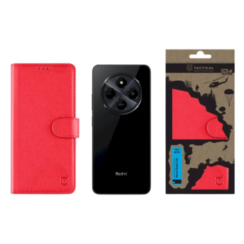 Tactical Field Notes Aizsargapvalks priekš Xiaomi Redmi 14C 4G/A4 5G/Poco C75 / sarkans (TA-57983123289)