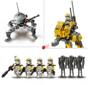LEGO 75431 Star Wars 327th Star Corps Clone Troopers Battle Pack Konstruktors (75431)