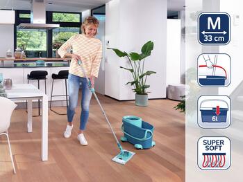 Leifheit 52121 Grīdas uzkopšanas komplekts Clean Twist M Ergo Mobile (1052121)