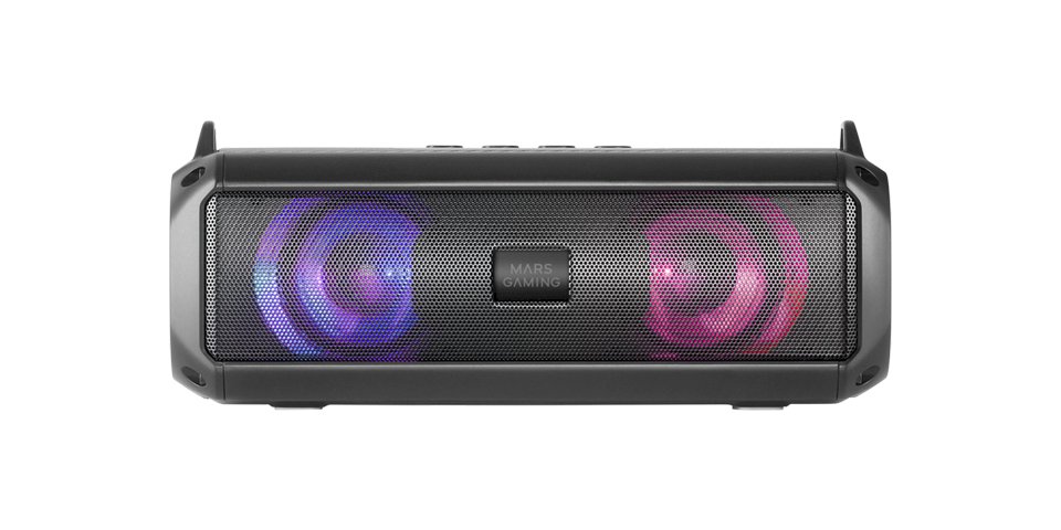 Mars Gaming MSBXT Stereo portatīvais skaļrunis 20W / melns (MSBXT)