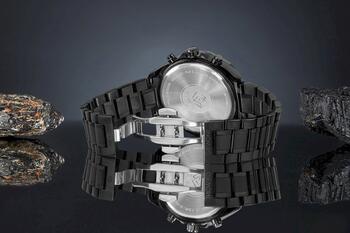Giewont Vīriešu pulkstenis Chronograph Sapphire GW7290-B1 / melns (GW7290-B1)