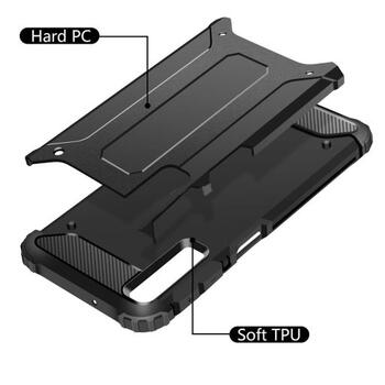 Mocco Armor Cover with TPU Back Case чехол Apple Iphone 12 / 12 Pro Черный (MO-ARM-AP-IPH-12P-BK)