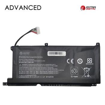 ExtraDigital PG03XL Akumulators priekš klēpjdatoram HP 4150mAh (NB462117)