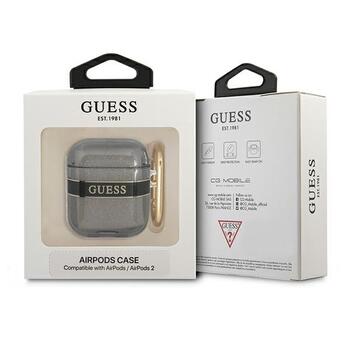 Guess GUA2HHTSK Strap Collection Защитный чехол для AirPods / чёрный (GUA2HHTSK)
