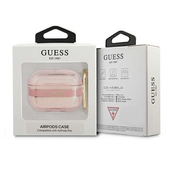 Guess GUAPHHTSP Strap Collection Защитный чехол для AirPods Pro / розовый (GUAPHHTSP)
