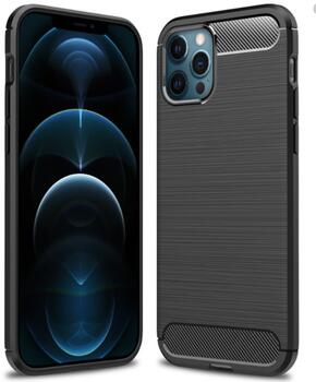 Mocco Trust Aizmugurējais Silikona Apvalks Priekš Apple iPhone 12 / 12 Pro Melns (MO-TR-APP-IPH-12P-BK)