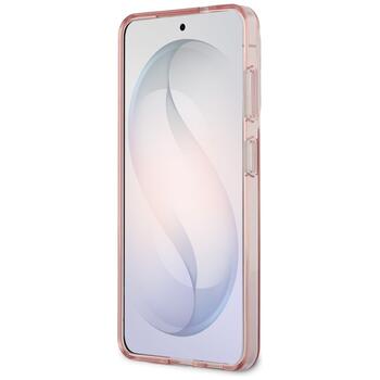 Case Guess IML Gradient Triangle MagSafe Aizsargapvalks priekš Samsung Galaxy S26 / rozā (GUHMS26SHGTMLCGP)