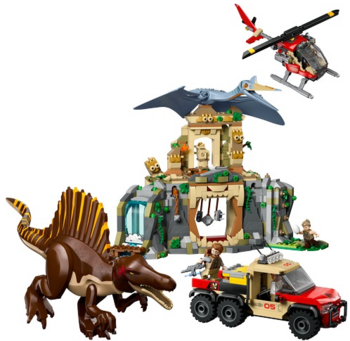 LEGO 76976 Jurassic World Spinosaurus & Quetzalcoatlus Air Mission Konstruktors (76976)
