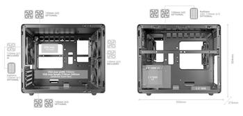 Mars Gaming MCMPRO Professional Compact PC Case mATX (Double Chamber) (MCMPRO)