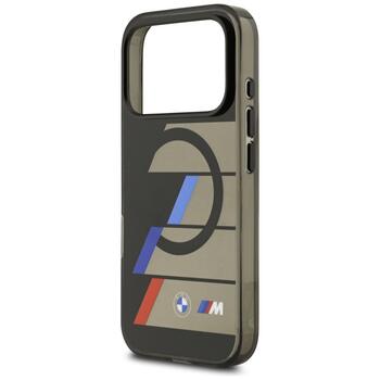 BMW M IML Metal Buttons Tricolor Lines MagSafe Case Aizsargapvalks priekš Apple iPhone 17 Pro (BMHMP17L25HTTRIK)