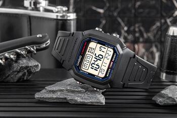 CASIO W-800H-1AVES Vīriešu pulkstenis (W-800H-1AVES)
