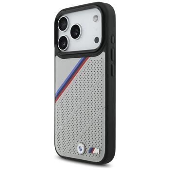 BMW M Tricolor Metal Logo MagSafe Case Защитный Чехол для Apple iPhone 17 Pro (BMHMP17L25PCSPEG)