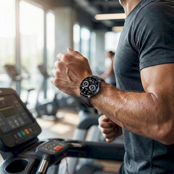 Smartwatch Gravity Viedpulkstenis ar 2 siksniņām GT35-1 / melns (GT35-1)