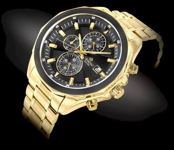 Giewont Chronograph Sapphire Мужские часы / золотой/чёрный (GW7290-B4)
