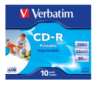 Verbatim CD-R AZO Матрицы 700MB 52x 10 шт. (43325V)