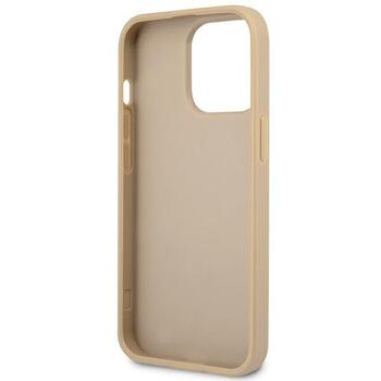 Guess GUHCP14XPSATLE Saffiano Triangle Logo Защитный чехол для iPhone 14 Pro Max 6,7