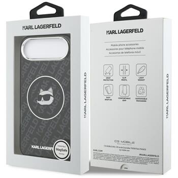 Karl Lagerfeld IML Choupette Head Logo MagSafe Case Защитный чехол для iPhone Air / чёрный (KLHMP17MHMKBCHOK)