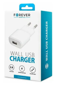 Forever LS-03 2x USB Зарядное Устройство 2.4A (GSM113212)