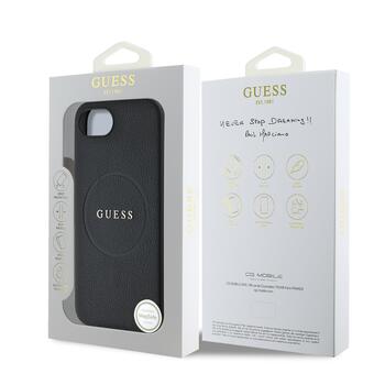 Guess PU Grained Classic Logo MagSafe Case Чехол для Apple iPhone 16e (GUHMPSE4PGHSMMK)