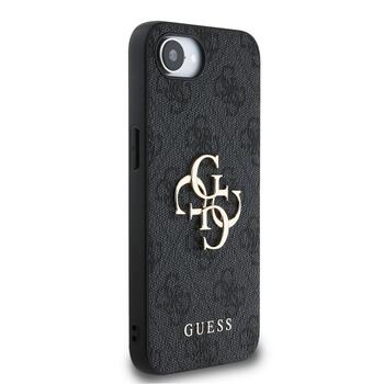 Guess PU 4G Metal Logo Case Защитный чехол для Apple iPhone 16e (GUHCPSE44GMGGR)